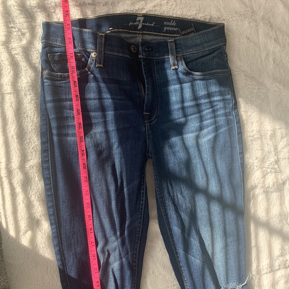 {7 For All Mankind} skinny ankle jeans - Picture 7 of 7